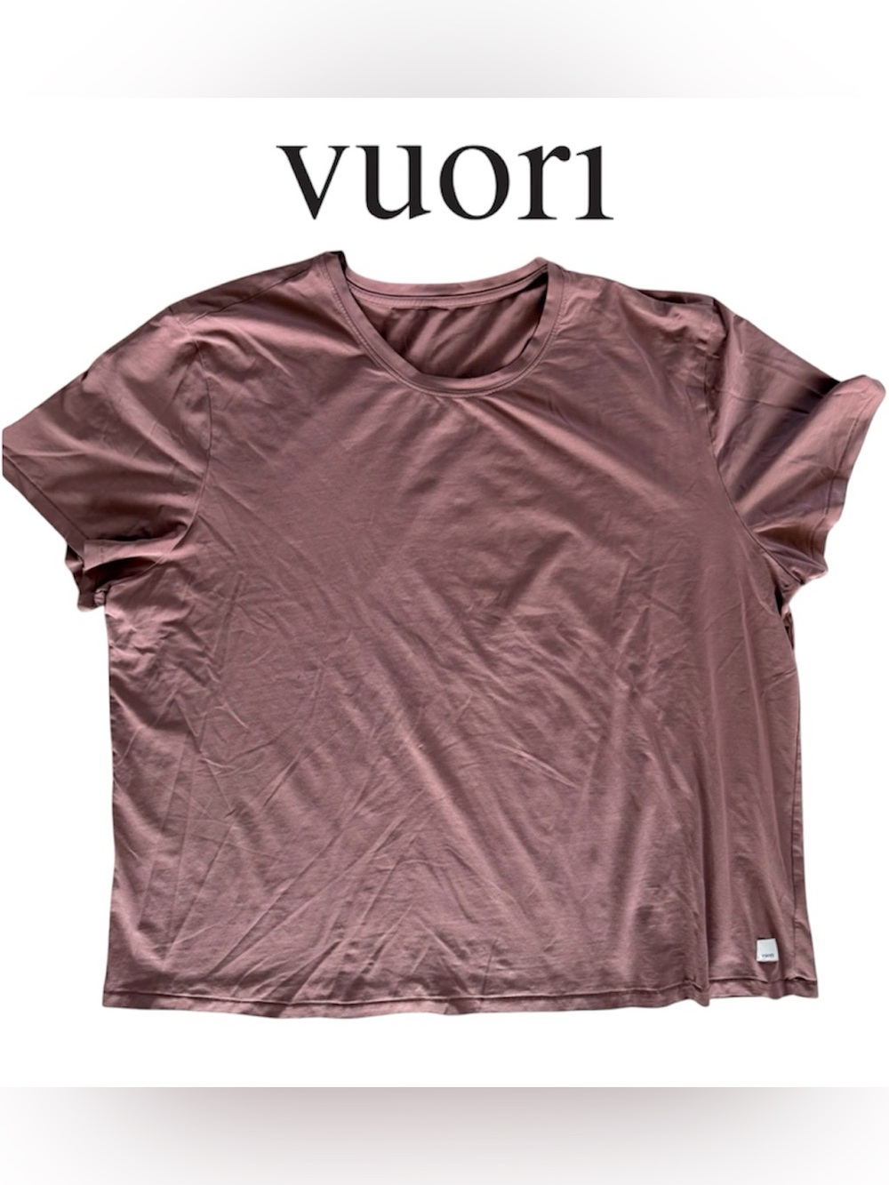 🐿️Vuori Short Sleeve Tee in Mauve Pink